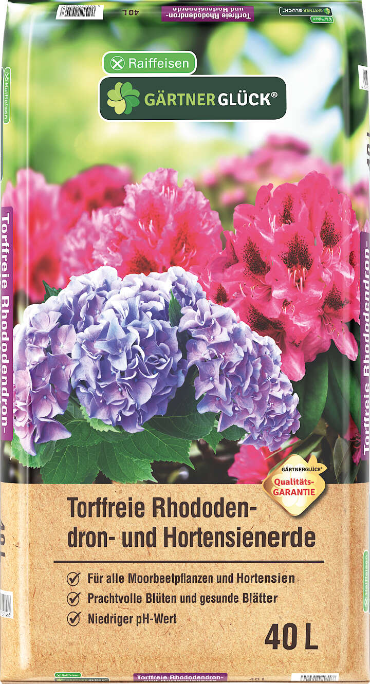 GÄRTNERGLÜCK Torffreie Rhododendron- und Hortensienerde